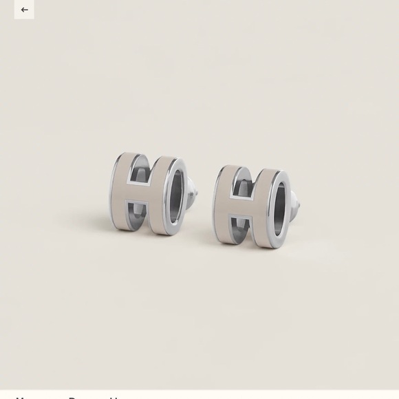 Herms mini pop H earrings - Picture 3 of 3